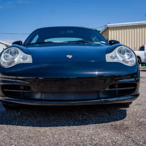 black porche with professionally installed Ceramic coating | Summer Breeze Ceramic Coating & Mobile Detailing | South Carolina