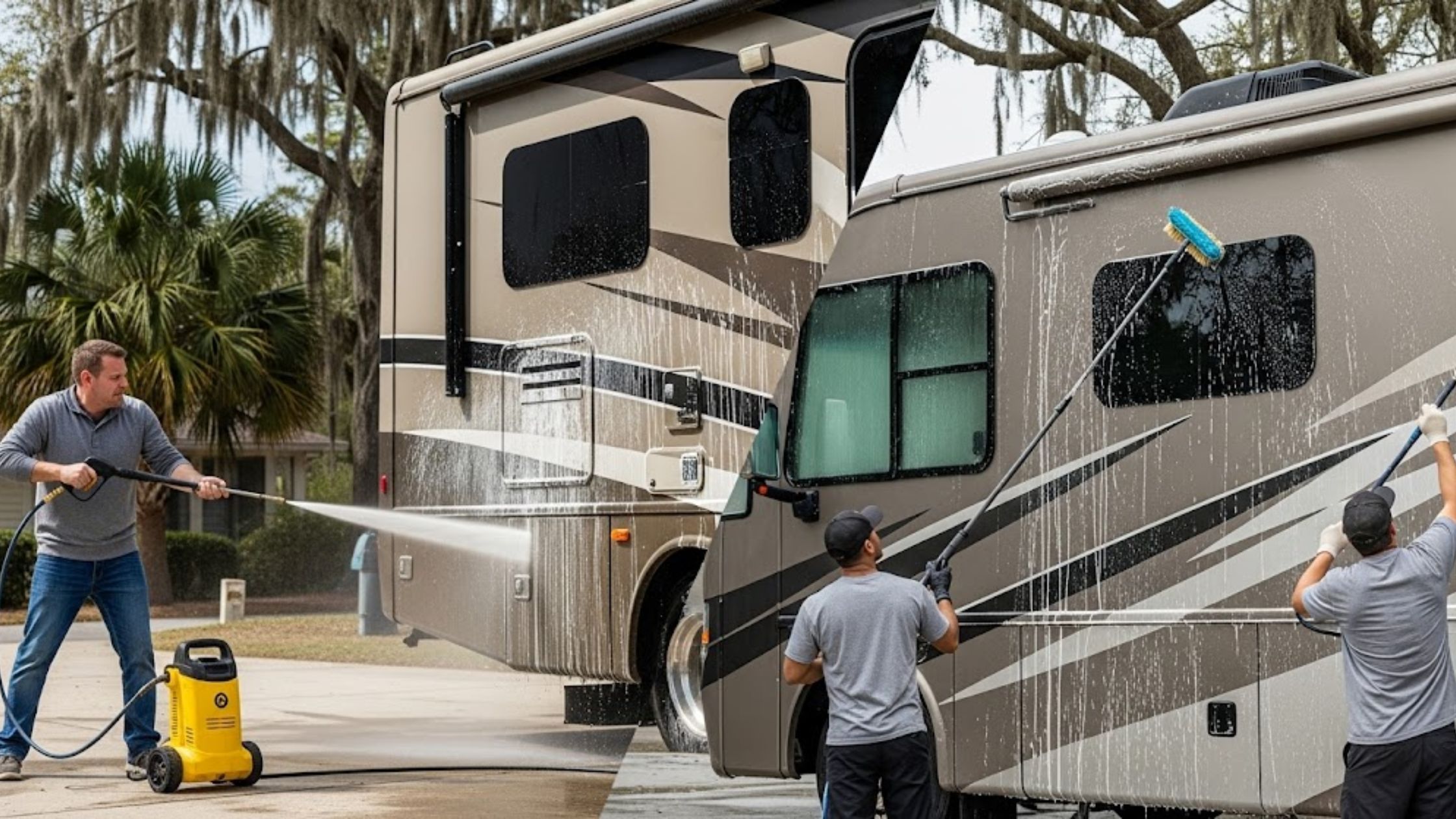 What Are the Dangers of DIY RV Washing in Beaufort’s Coastal Climate?