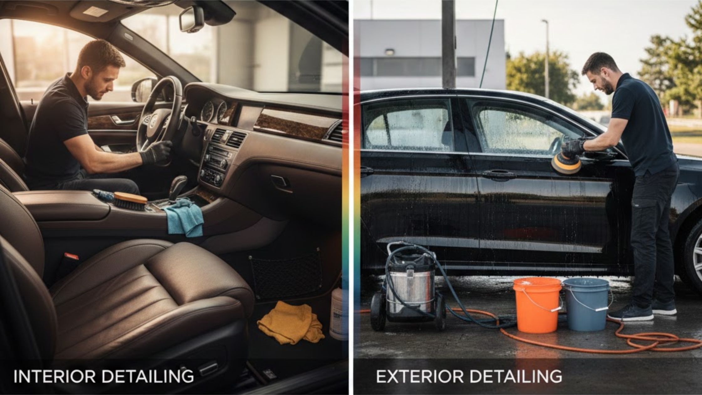 Difference Between Interior and Exterior Detailing