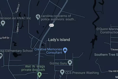 map of lady's island
